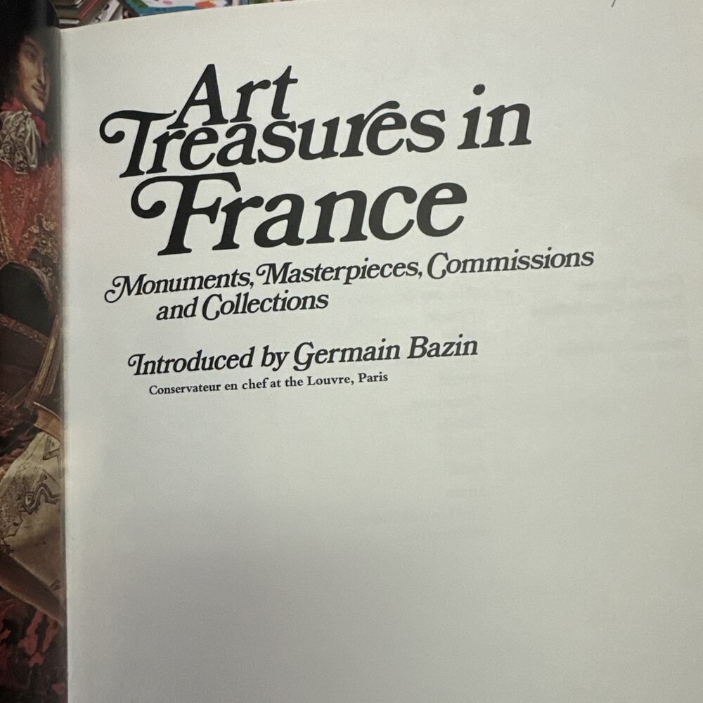 Art Treasures in France Introduction by Germain Bazin Hardcover 1969 Very RARE - Picture 6 of 7